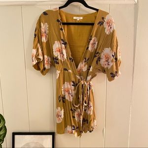 Floral Wrap Dress